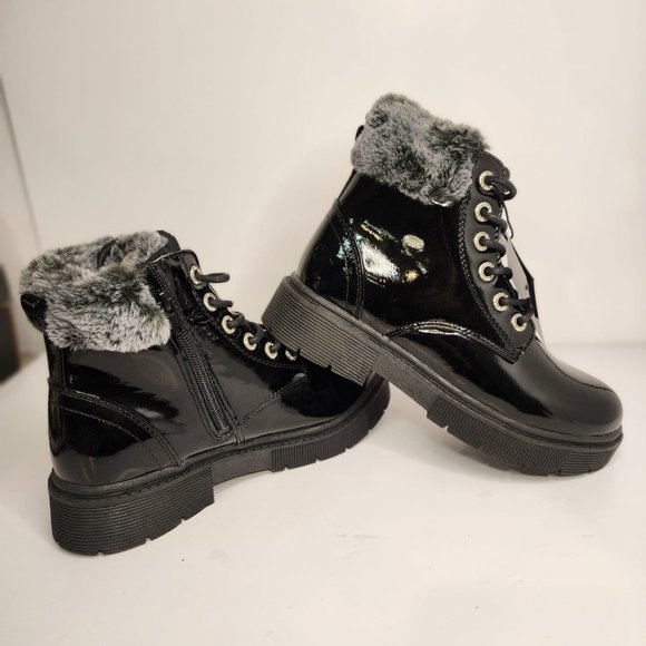 Patent Dockers women winter booties black brand new size 38 EU - Picture 1 of 7